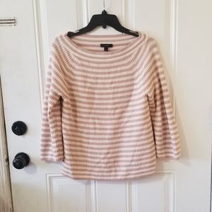 J.Crew Striped Boatneck Sweater